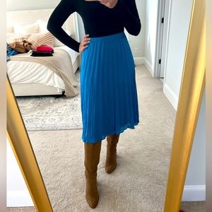 NWT size small sugarlips blue pleated skirt